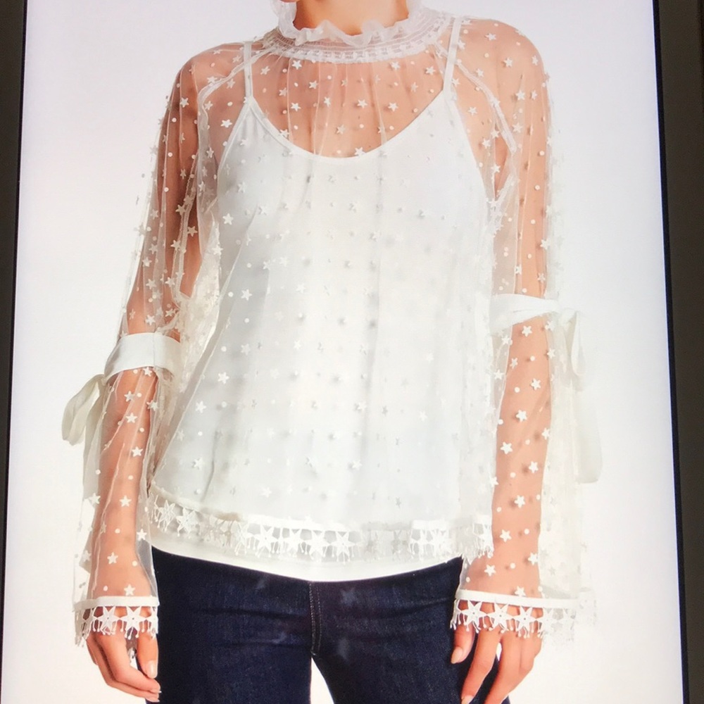 Garcia mesh blouse